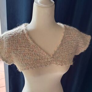 Women's Cream Knit Sweater